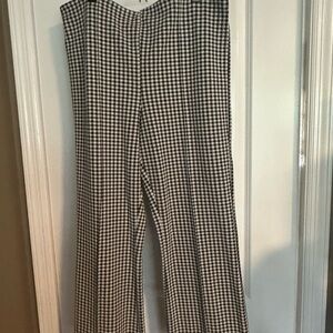 Maeve The Margot Checkered Wide Leg Pants from Anthropologie